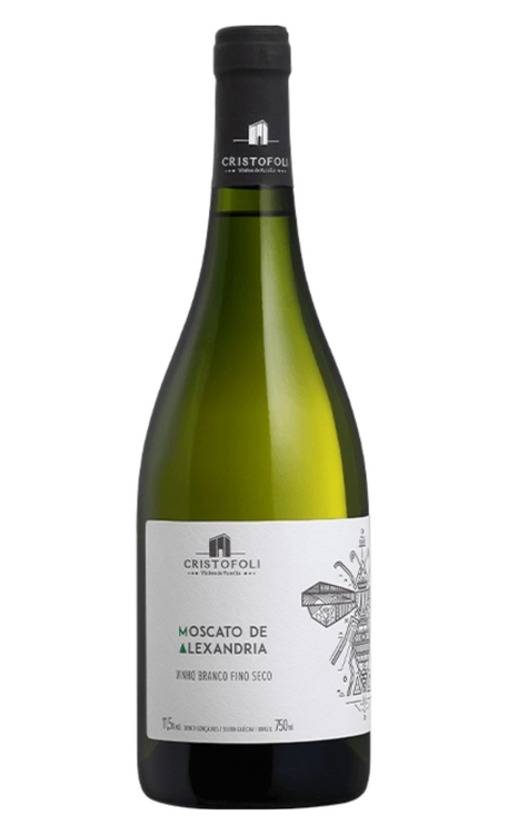 Vinho Cristófoli Branco Suave Brasil de Alexandria Moscato 750ml