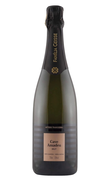 Espumante Cave Amadeu Branco Brut Brasil Chardonnay, Pinot Noir 750ml