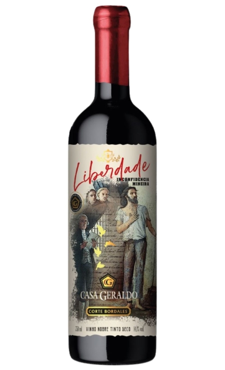 Vinho Casa Geraldo Tinto Seco Brasil Liberdade Cabernet Franc, Cabernet Sauvignon, Merlot 750ml