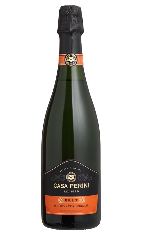 Espumante Casa Perini Branco Brut Brasil Champenoise Chardonnay, Pinot Noir 750ml