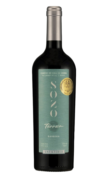 Vinho Sozo Tinto Seco Brasil Terroir Barbera 750ml