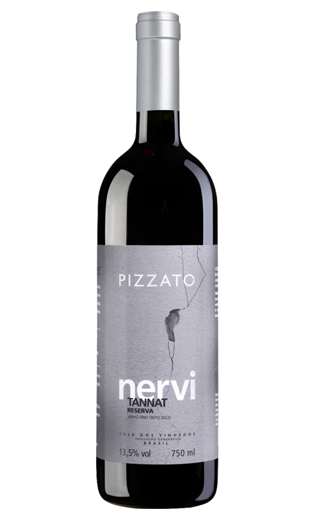 Vinho Pizzato Tinto Seco Brasil Nervi Reserva Tannat 750ml
