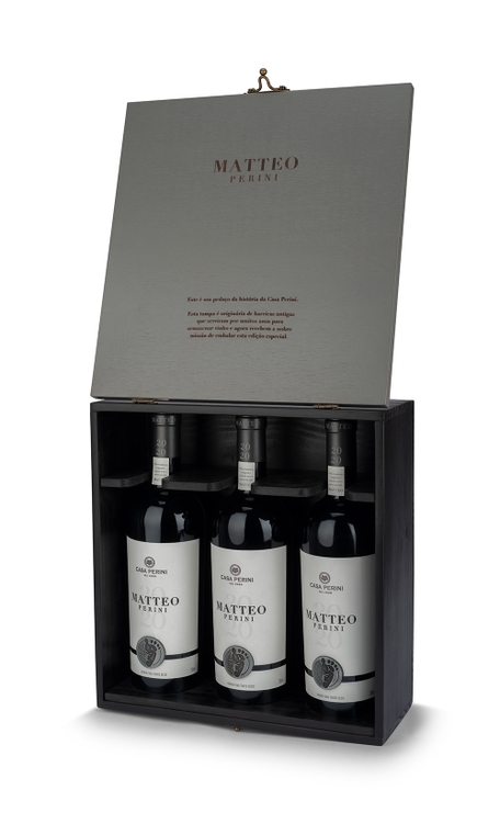 Vinho Casa Perini Tinto Seco Brasil Matteo Blend 2020 750ml - 3 Unidades