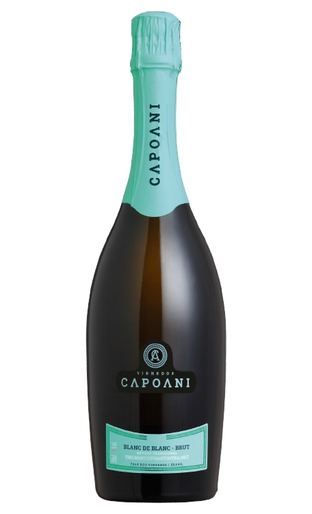 Espumante Capoani Branco Brut Brasil Blanc de Blanc Chardonnay 750ml