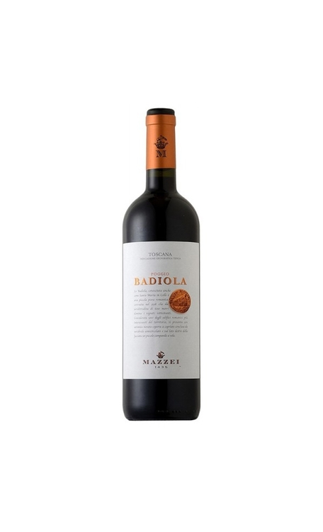 Vinho Mazzei Tinto Seco Itália Poggio Badiola Magnum Merlot, Sangiovese 1,5l