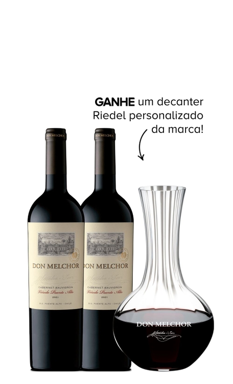 Vinho Don Melchor Tinto Seco Chile Cabernet Sauvignon 750ml - 2 Unidades