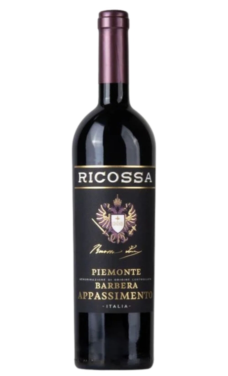 Vinho Ricossa Antica Casa Tinto Seco Itália Appassimento Barbera 750ml