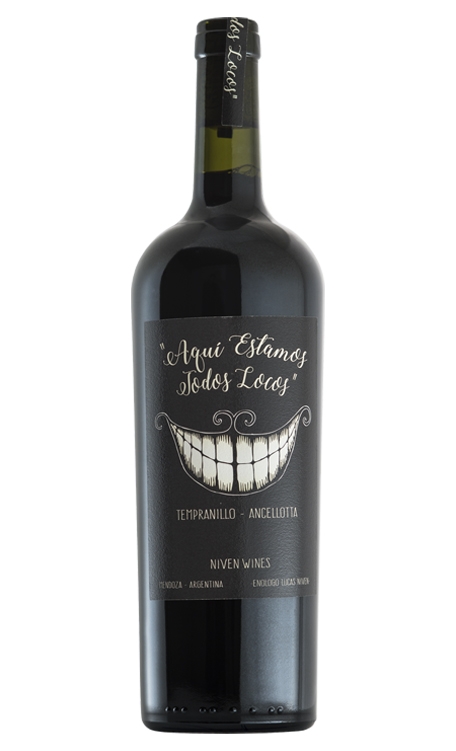 Vinho Niven Wines Tinto Seco Argentina Aqui Estamos Todos Locos Ancellotta, Tempranillo 750ml