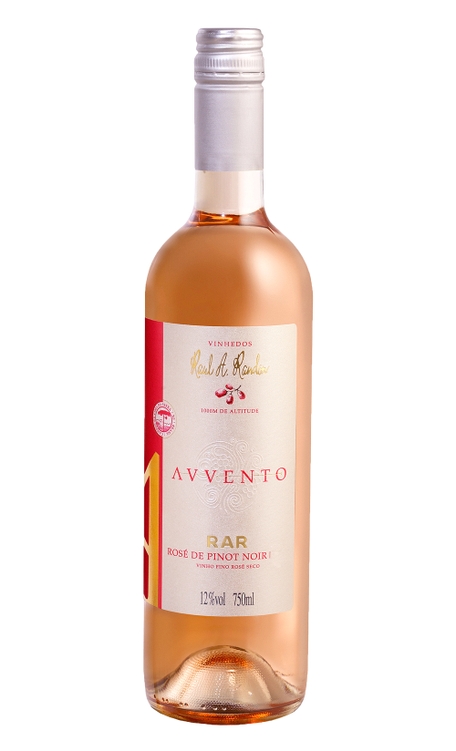 Vinho Rar Rosé Seco Brasil Avvento Pinot Noir 750ml