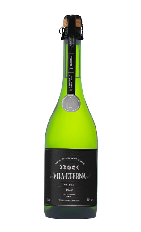 Espumante Vita Eterna Branco Nature Brasil Chardonnay, Pinot Noir 750ml
