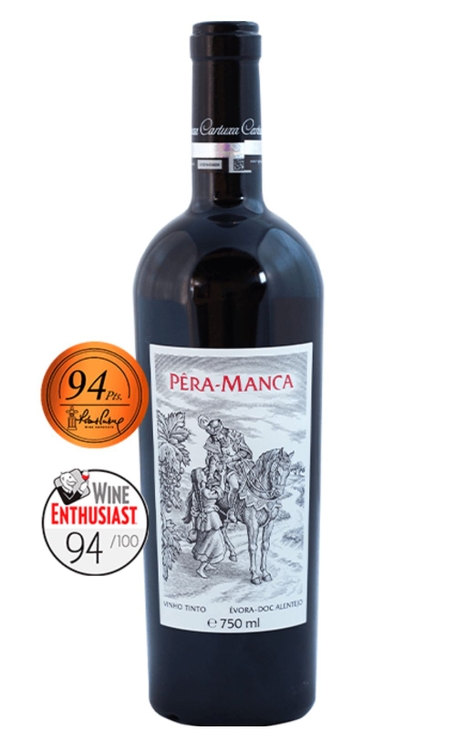 Vinho Pêra Manca Tinto Seco Portugal Aragonez, Trincadeira 750ml