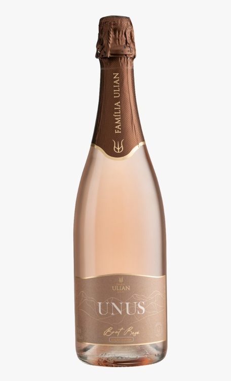 Espumante Família Ulian Rosé Brut Brasil Unus Chardonnay, Pinot Noir 750ml