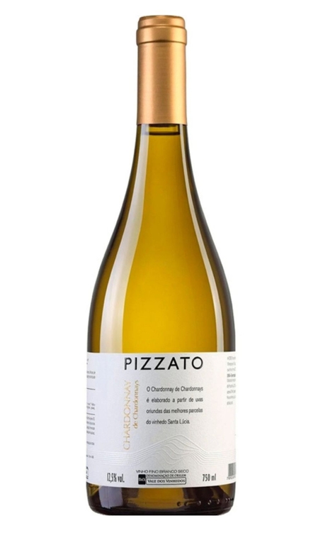 Vinho Pizzato Branco Seco Brasil Chardonnay 750ml