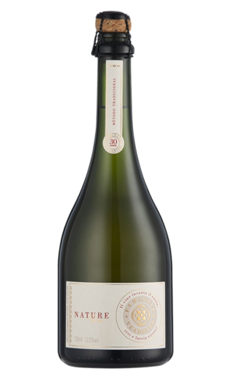 Espumante Famiglia Veadrigo Rosé Nature Brasil Chardonnay, Pinot Noir 750ml