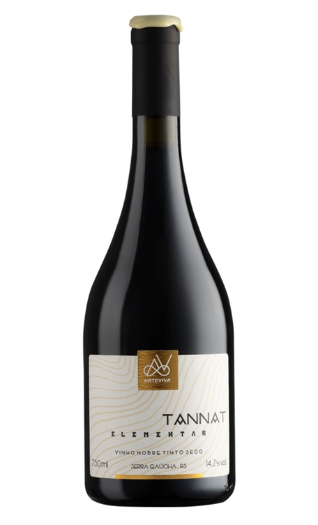 Vinho Vinícola Arte Viva Tinto Seco Brasil Elementar Tannat 750ml