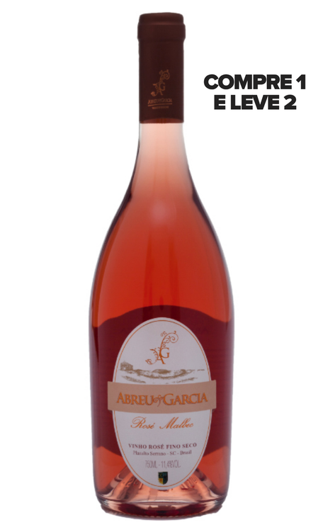 Vinho Abreu Garcia Rosé Seco Brasil Malbec 750ml