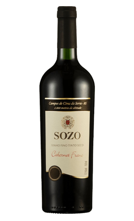 Vinho Sozo Tinto Seco Brasil Cabernet Franc 750ml
