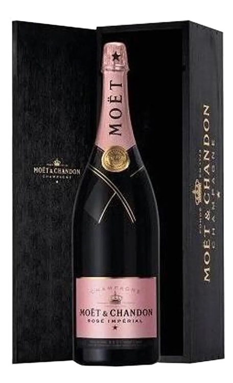 Espumante Moet & Chandon Rosé Brut França Champagne Jeroboam Chardonnay, Pinot Meunier, Pinot Noir 3l