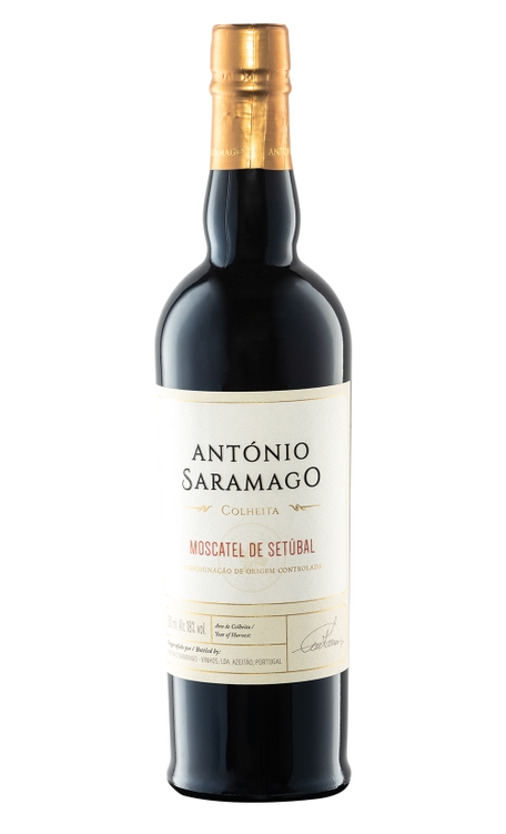 Vinho António Saramago Filho Tinto Suave Portugal Licoroso Moscato 500ml