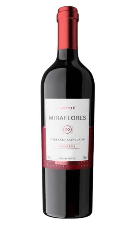 Vinho Amitié Tinto Seco Chile Miraflores Reserva Cabernet Sauvignon 750ml