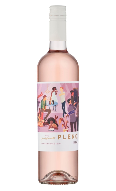 Vinho Marzarotto Rosé Seco Brasil Pleno Blush Cabernet Franc, Merlot, Pinotage 750ml