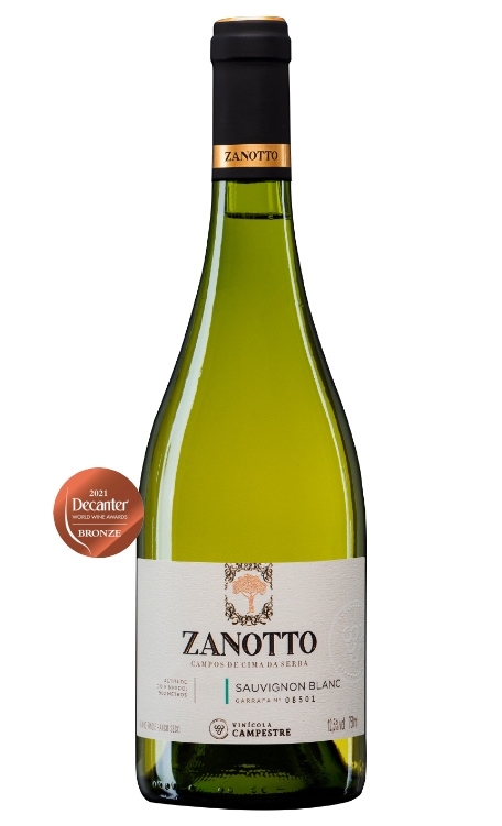 Vinho Zanotto Branco Seco Brasil Sauvignon Blanc 750ml