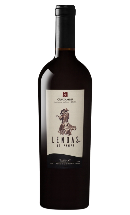 Vinho Vinícola Guatambu Tinto Seco Brasil Lendas do Pampa Tannat 750ml