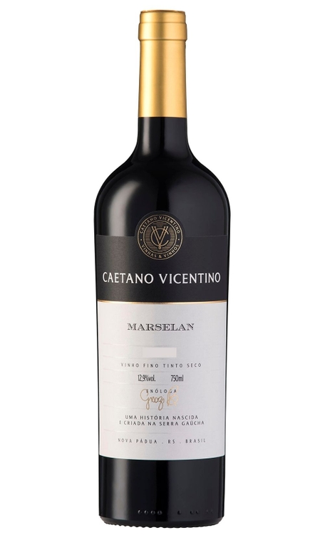 Vinho Caetano Vicentino Tinto Seco Brasil Marselan 750ml
