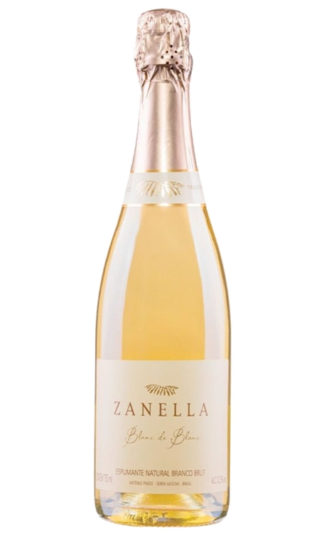 Espumante Zanella Branco Brut Brasil Blanc de Blancs Chardonnay 750ml