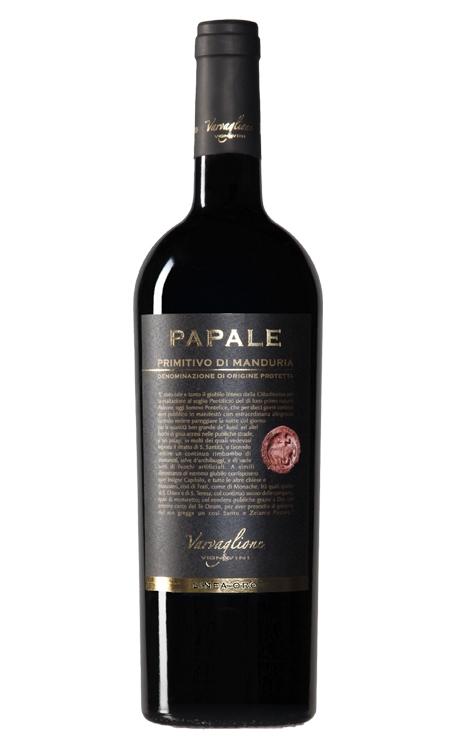 Vinho Varvaglione Vigne & Vini Tinto Seco Itália Papale Linea Oro Primitivo 750ml
