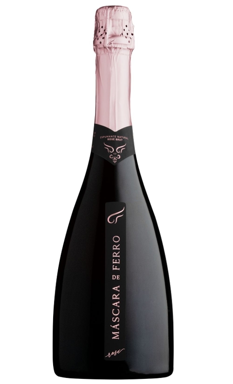 Espumante Máscara de Ferro Rosé Brut Brasil Clássico Chardonnay, Pinot Noir 750ml