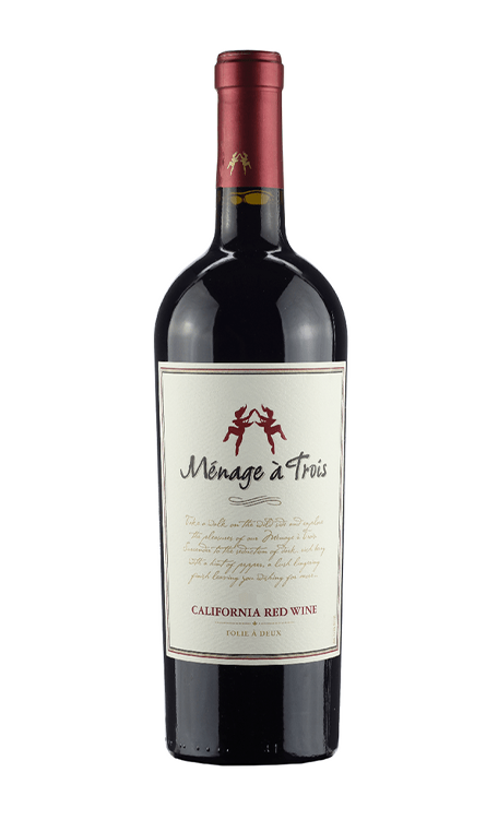 Vinho Ménage à Trois Tinto Seco Estados Unidos Cabernet Sauvignon, Merlot, Zinfandel 750ml