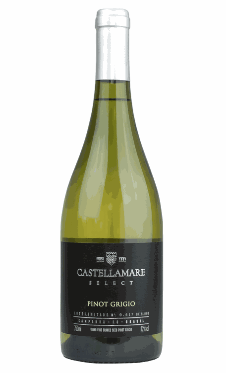 Vinho Castellamare Branco Seco Brasil Pinot Grigio 750ml