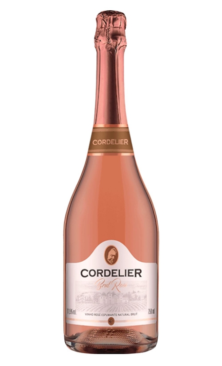 Espumante Cordelier Rosé Brut Brasil Chardonnay, Pinot Noir, Riesling 750ml