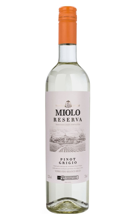 Vinho Miolo Branco Seco Brasil Reserva Pinot Grigio 750ml
