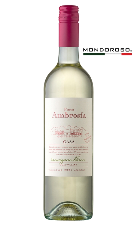 Vinho Finca Ambrosia Branco Seco Argentina Casa Sauvignon Blanc 750ml