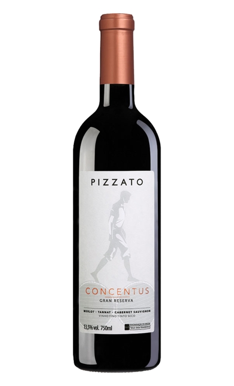 Vinho Pizzato Tinto Seco Brasil Concentus Gran Reserva Cabernet Sauvignon, Merlot, Tannat 2021 750ml