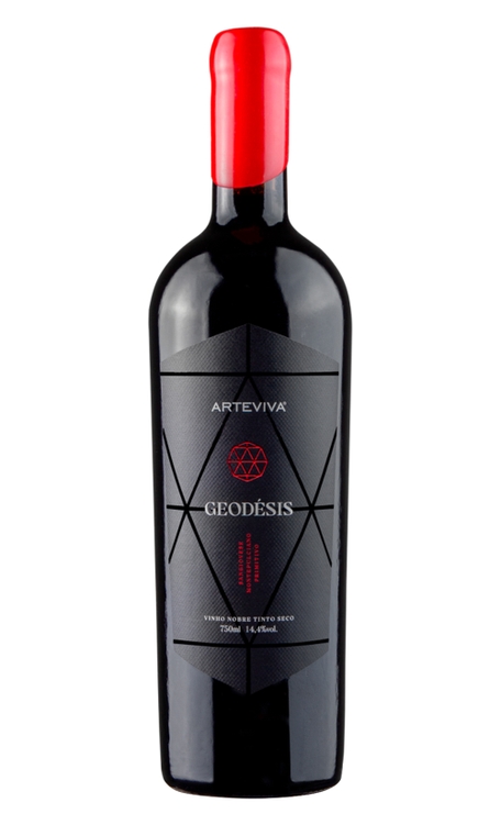 Vinho Vinícola Arte Viva Tinto Seco Brasil Geodesis Montepulciano, Sangiovese 750ml