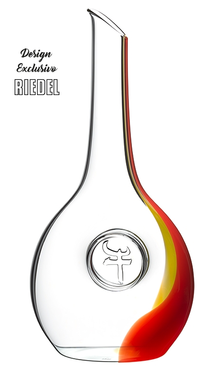Decanter Riedel Chinese Zodiac Ox Stripe Red/yellow