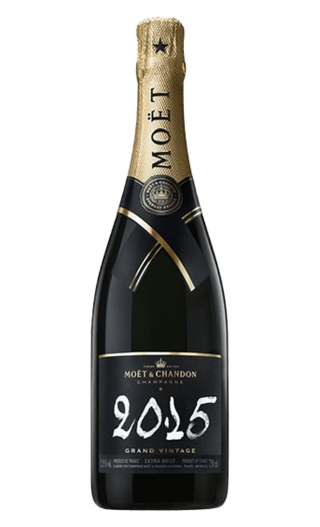 Espumante Moet & Chandon Branco Extra Brut França Grand Vintage Chardonnay, Pinot Meunier, Pinot Noir 2015 750ml