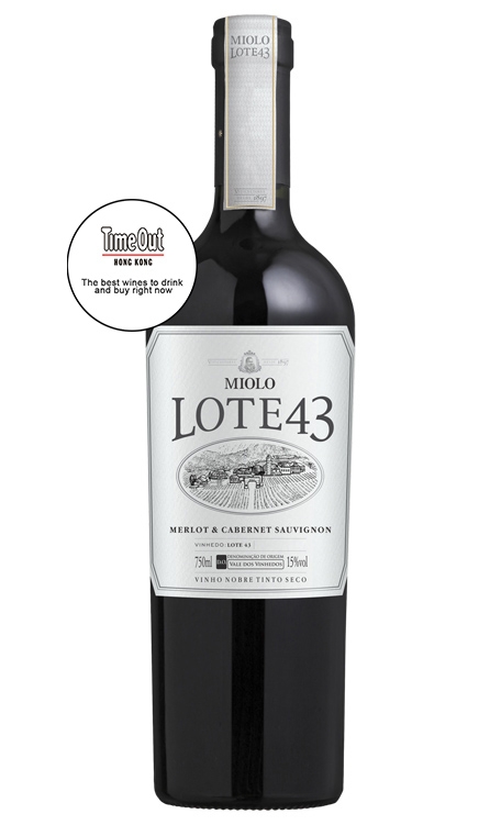 Vinho Miolo Tinto Seco Brasil Lote 43 Cabernet Sauvignon, Merlot 2018 750ml