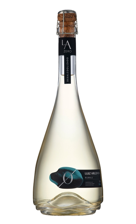 Espumante Luiz Argenta Branco Sec Brasil La Zero Bubble Sem Álcool Blend 750ml