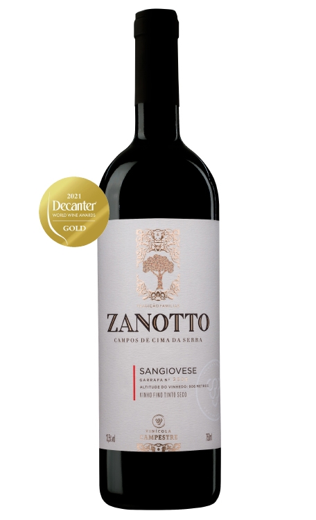 Vinho Zanotto Tinto Seco Brasil Sangiovese 750ml