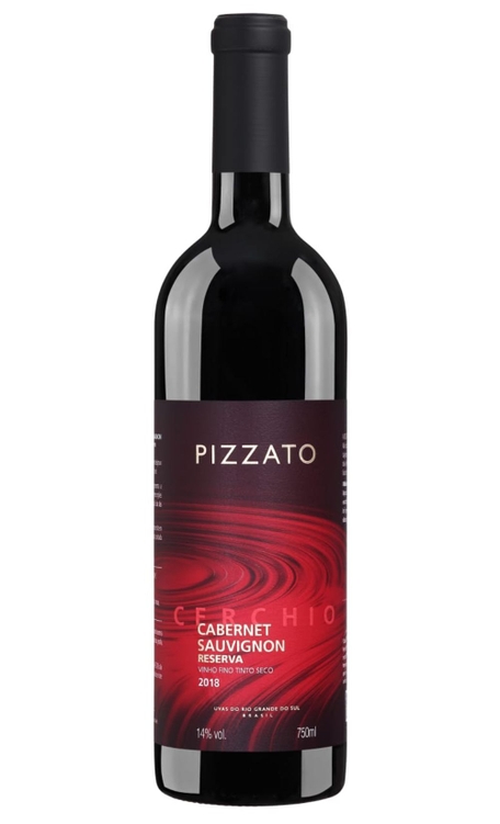 Vinho Pizzato Tinto Seco Brasil Cerchio Reserva Cabernet Sauvignon 750ml