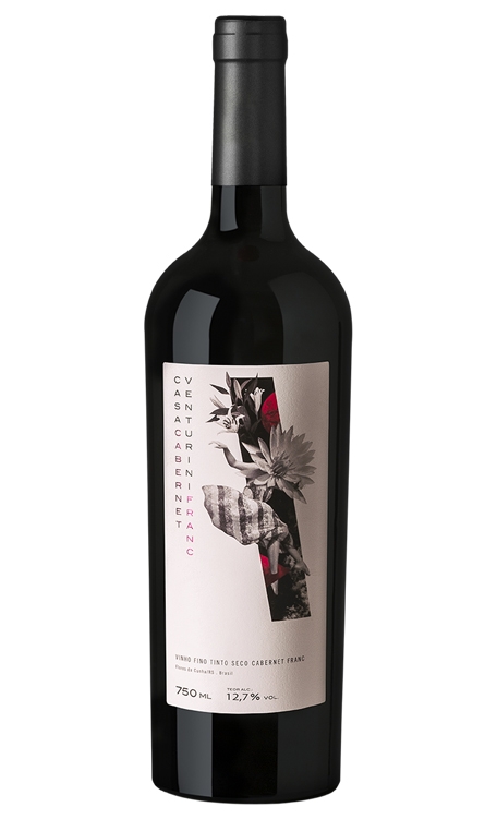Vinho Casa Venturini Tinto Seco Brasil Cabernet Franc 750ml