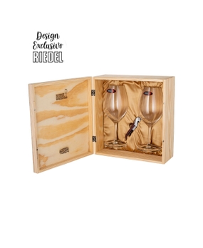 RIEDEL グラス10個セット　木箱付き Compre Kit Riedel Double Magnum com Saca-rolhas Koala em Caixa de