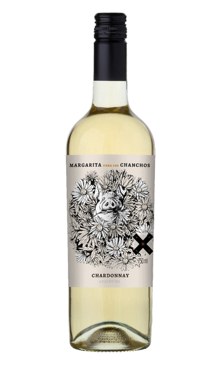 Vinho Mosquita Muerta Branco Seco Argentina Margarita para Los Chanchos Chardonnay 750ml