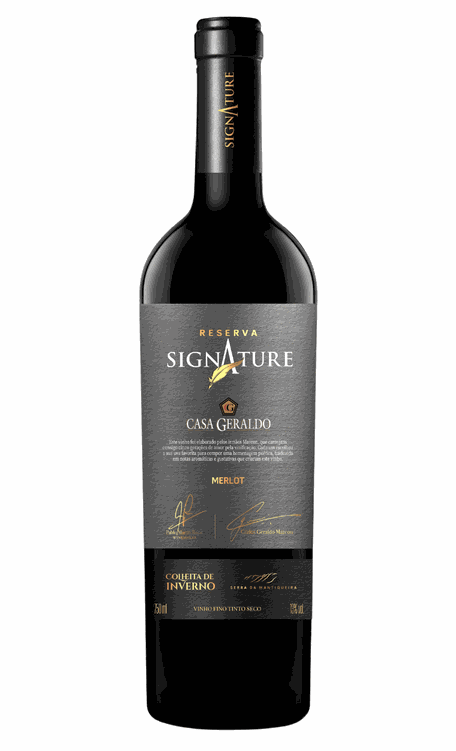 Vinho Casa Geraldo Tinto Seco Brasil Reserva Signature Merlot 750ml
