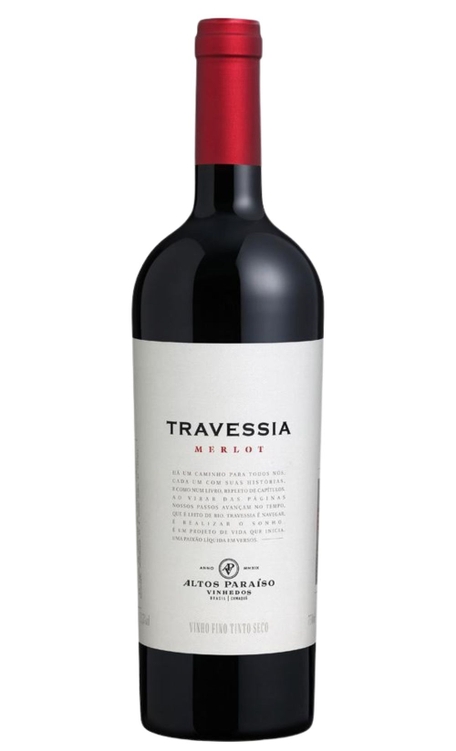 Vinho Altos Paraíso Tinto Seco Brasil Travessia Merlot 750ml