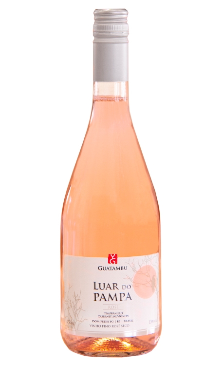 Vinho Vinícola Guatambu Rosé Seco Brasil Luar do Pampa Cabernet Sauvignon, Tempranillo 750ml